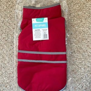 Red reflective coat for small dog or cat - by Frisco